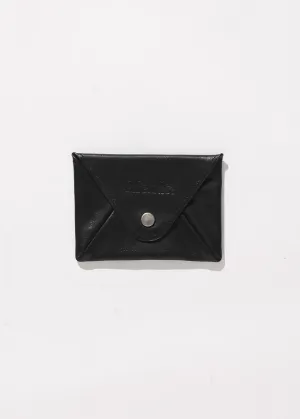 Afends Unisex Holdall - Leather Pouch Wallet - Black