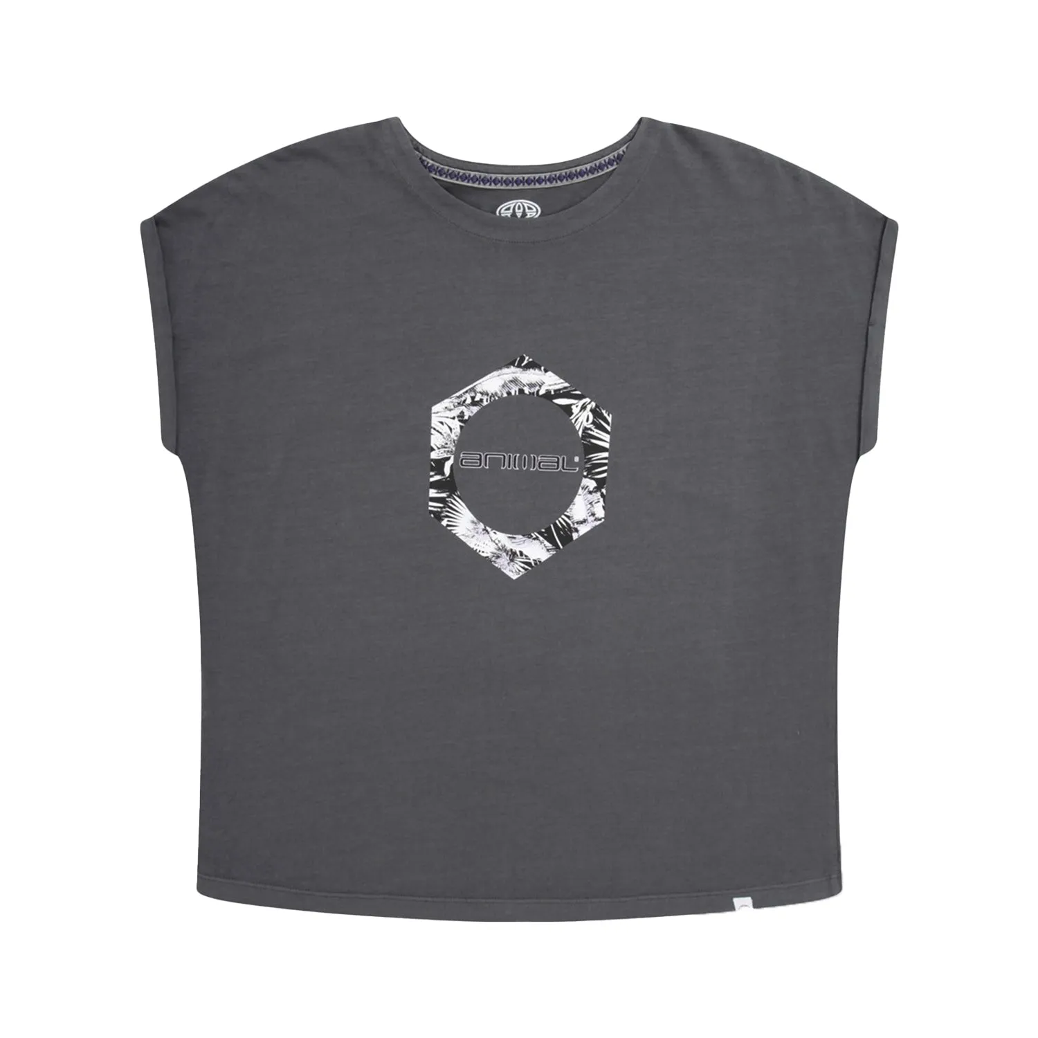 Animal Womens/Ladies Holly Printed Organic T-Shirt