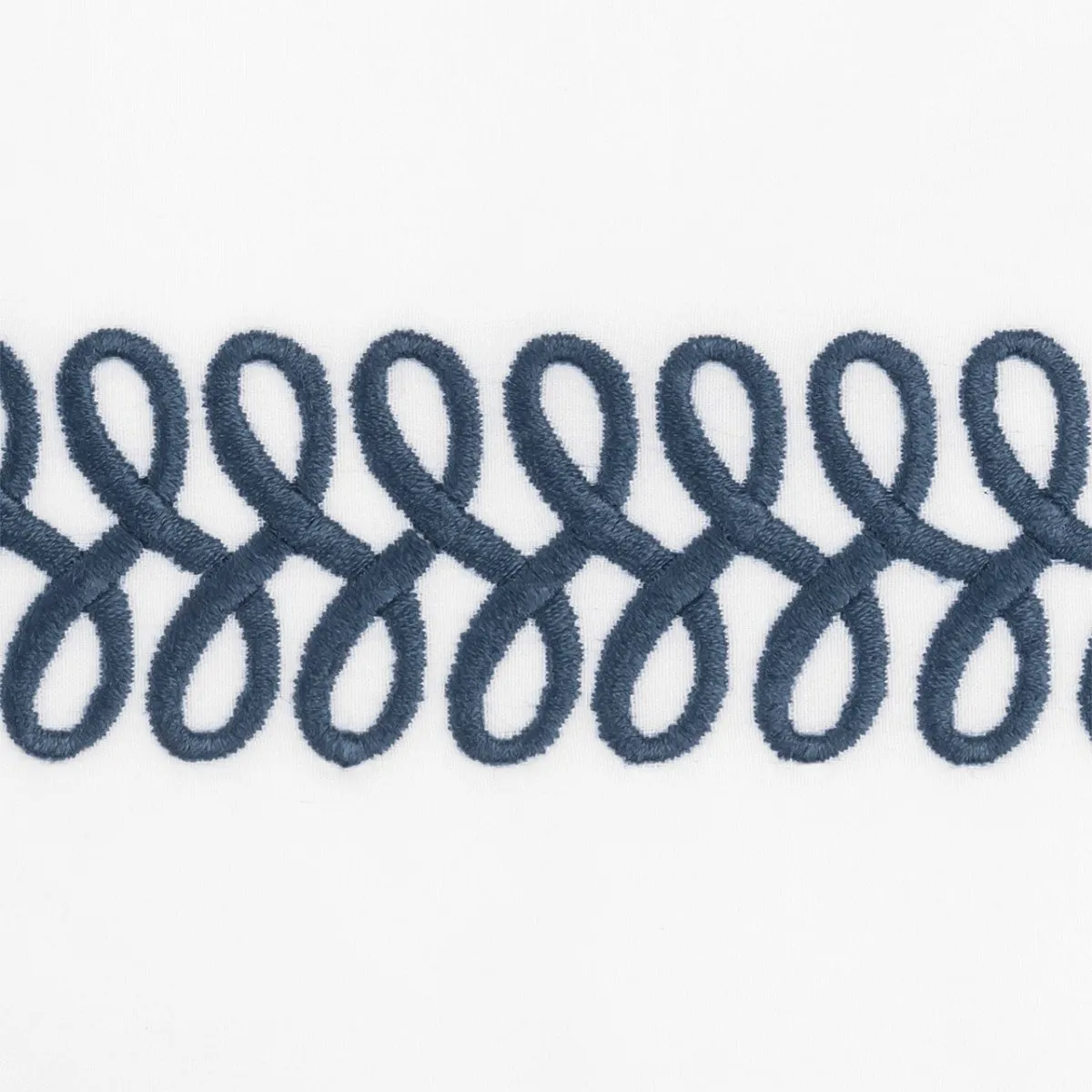 Astor Braid Indigo Guest Towels by Matouk Schumacher