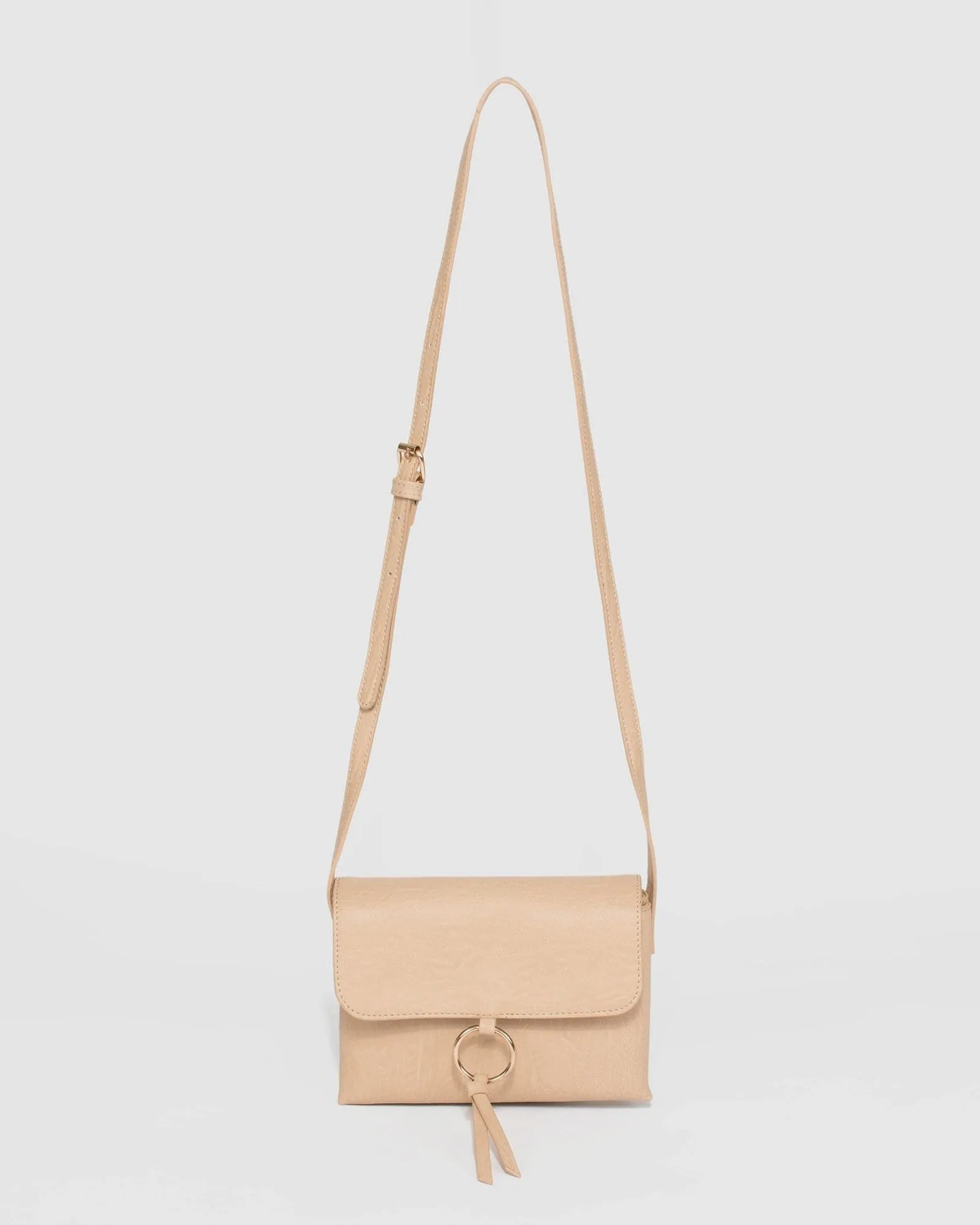 Beige Brooklyn Crossbody Bag