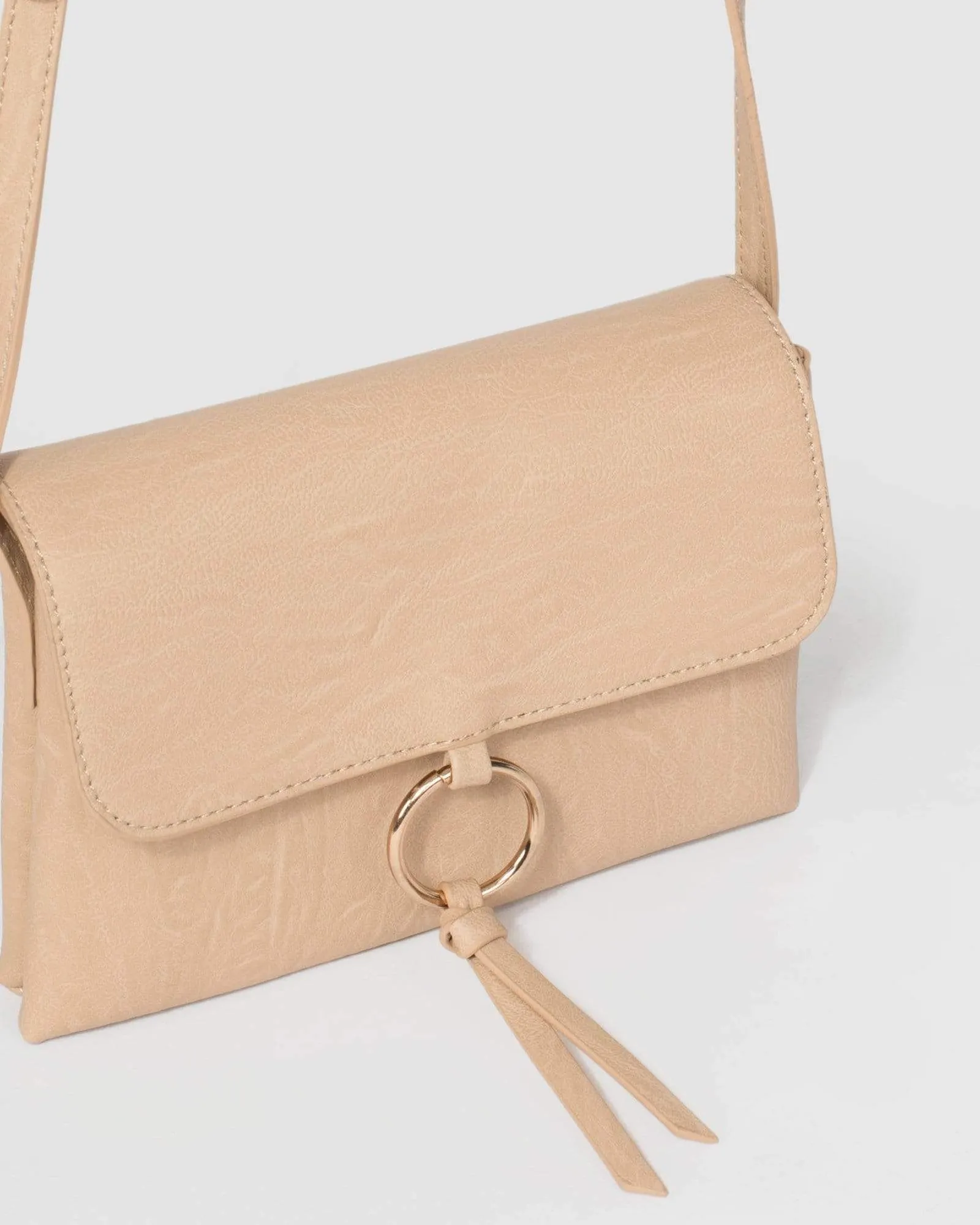 Beige Brooklyn Crossbody Bag