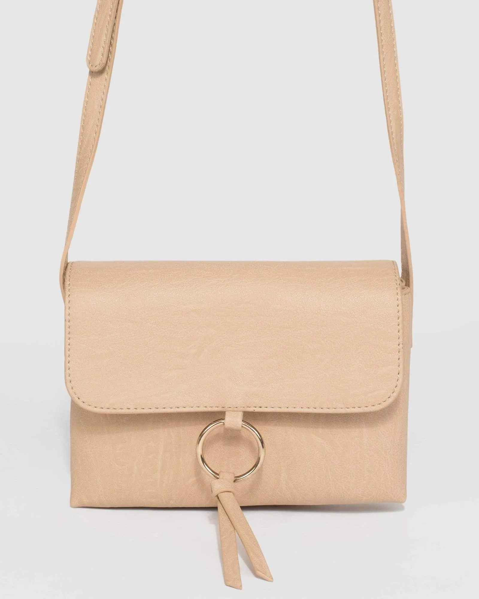 Beige Brooklyn Crossbody Bag