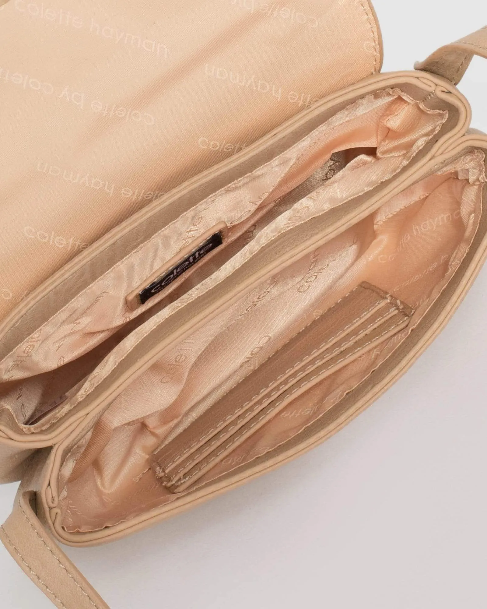 Beige Brooklyn Crossbody Bag