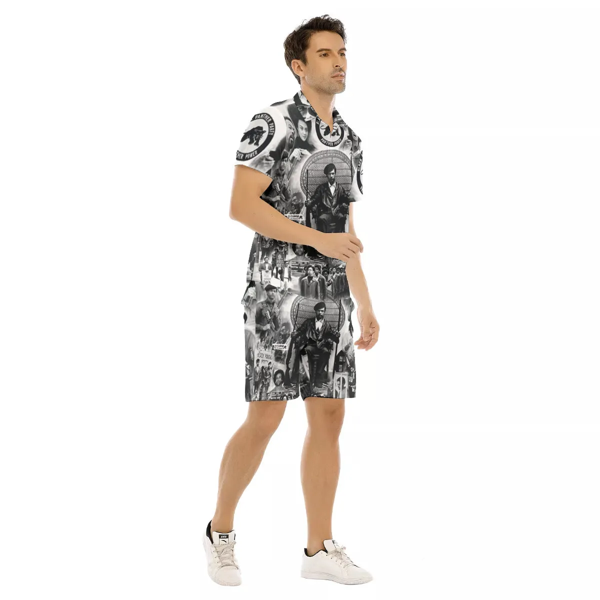 BLACK PANTHER PARTY Men's Short Sleeve Shirt Sets