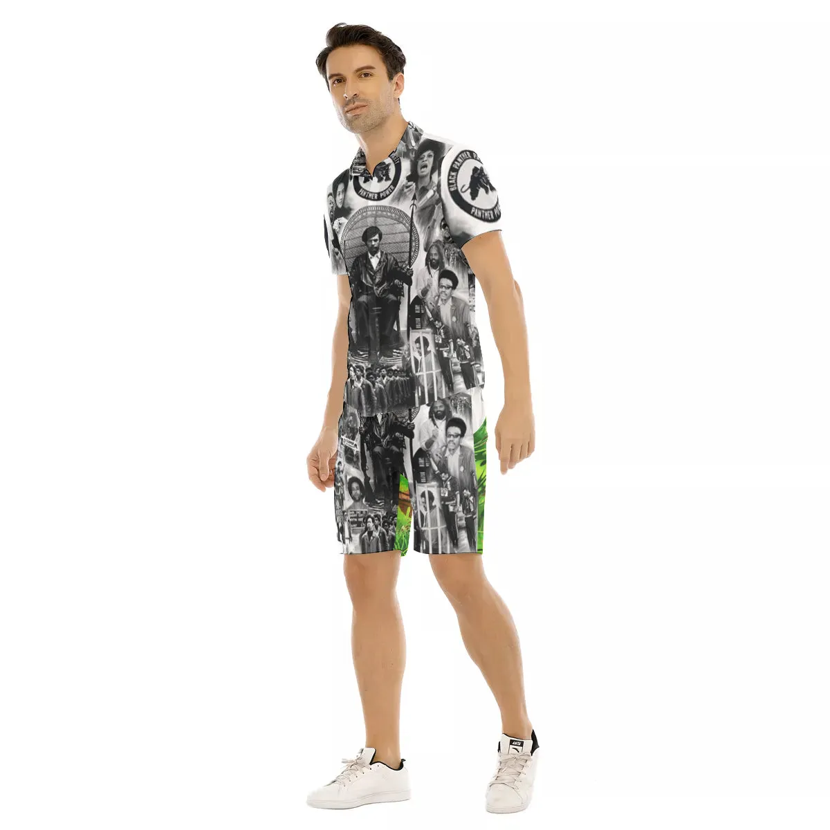 BLACK PANTHER PARTY Men's Short Sleeve Shirt Sets