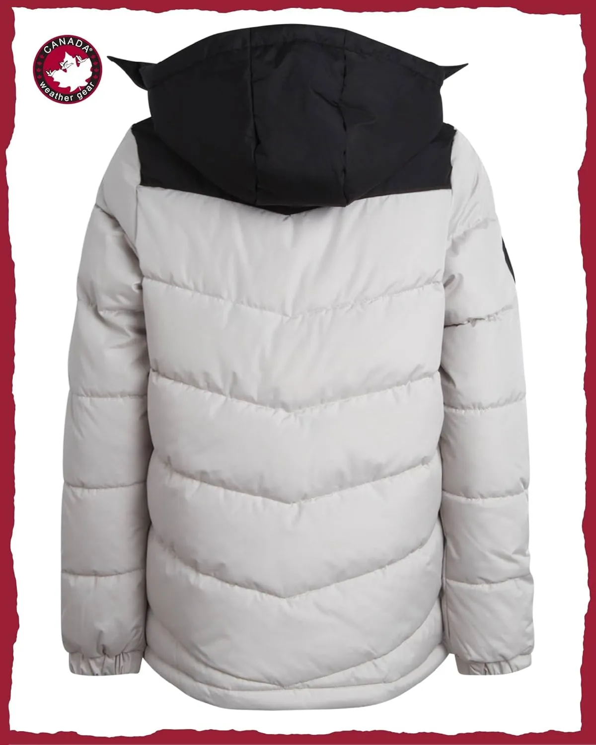 CANADA WEATHER GEAR Boys' Puffer Jacket - Bubble Winter Coat - Water Resistant Outerwear Jackets for Boys (8-20)