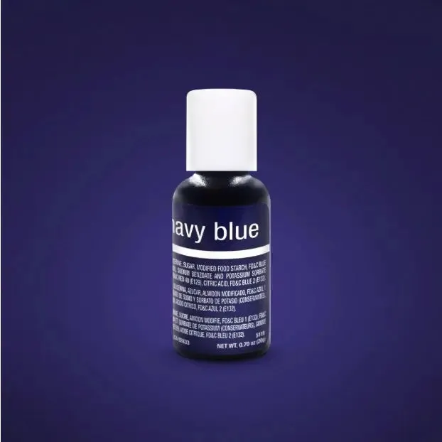 Chefmaster Liqua Gel - Navy Blue 20g