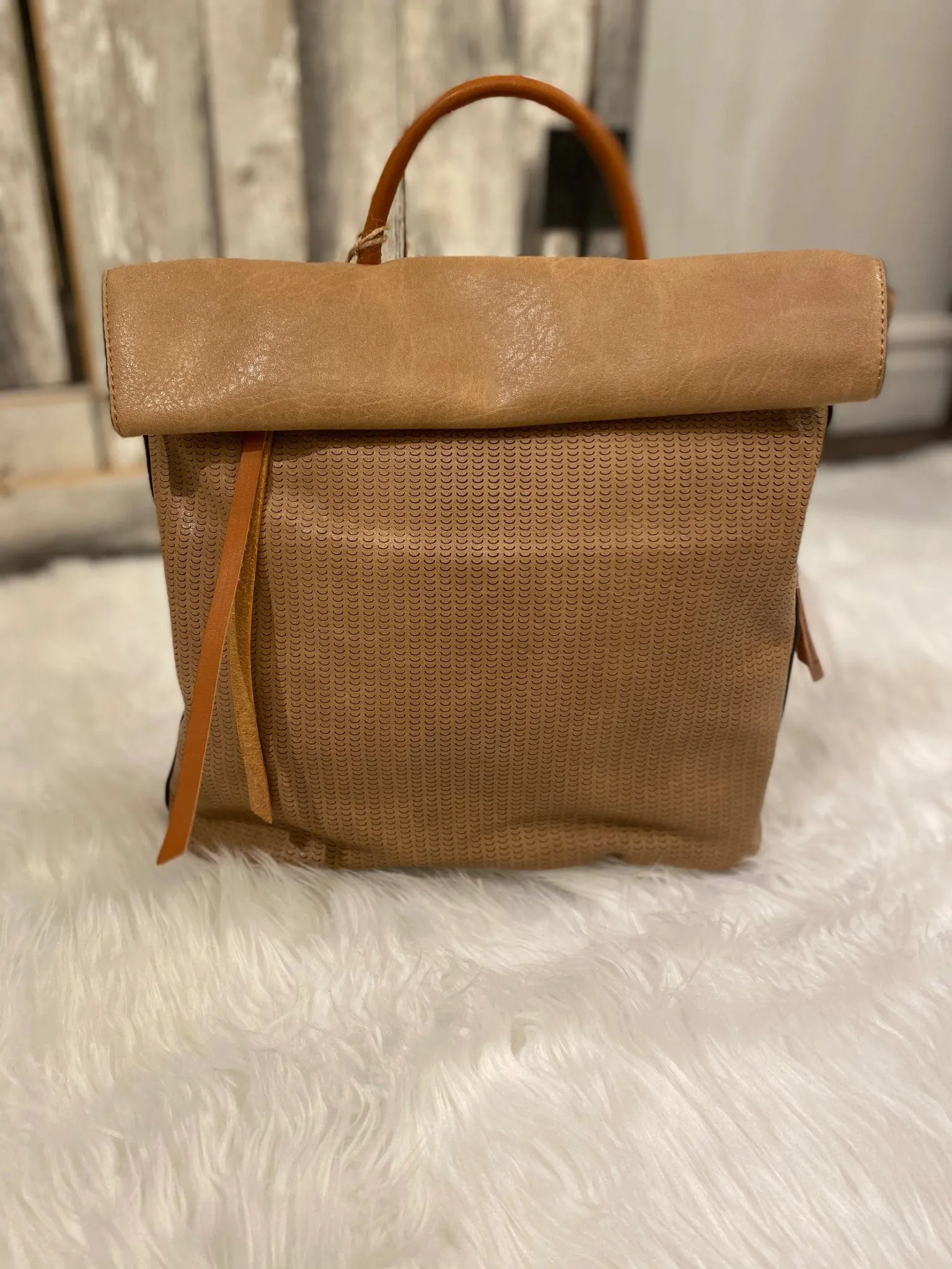 CJF022 Laser Cut Printed Backpack