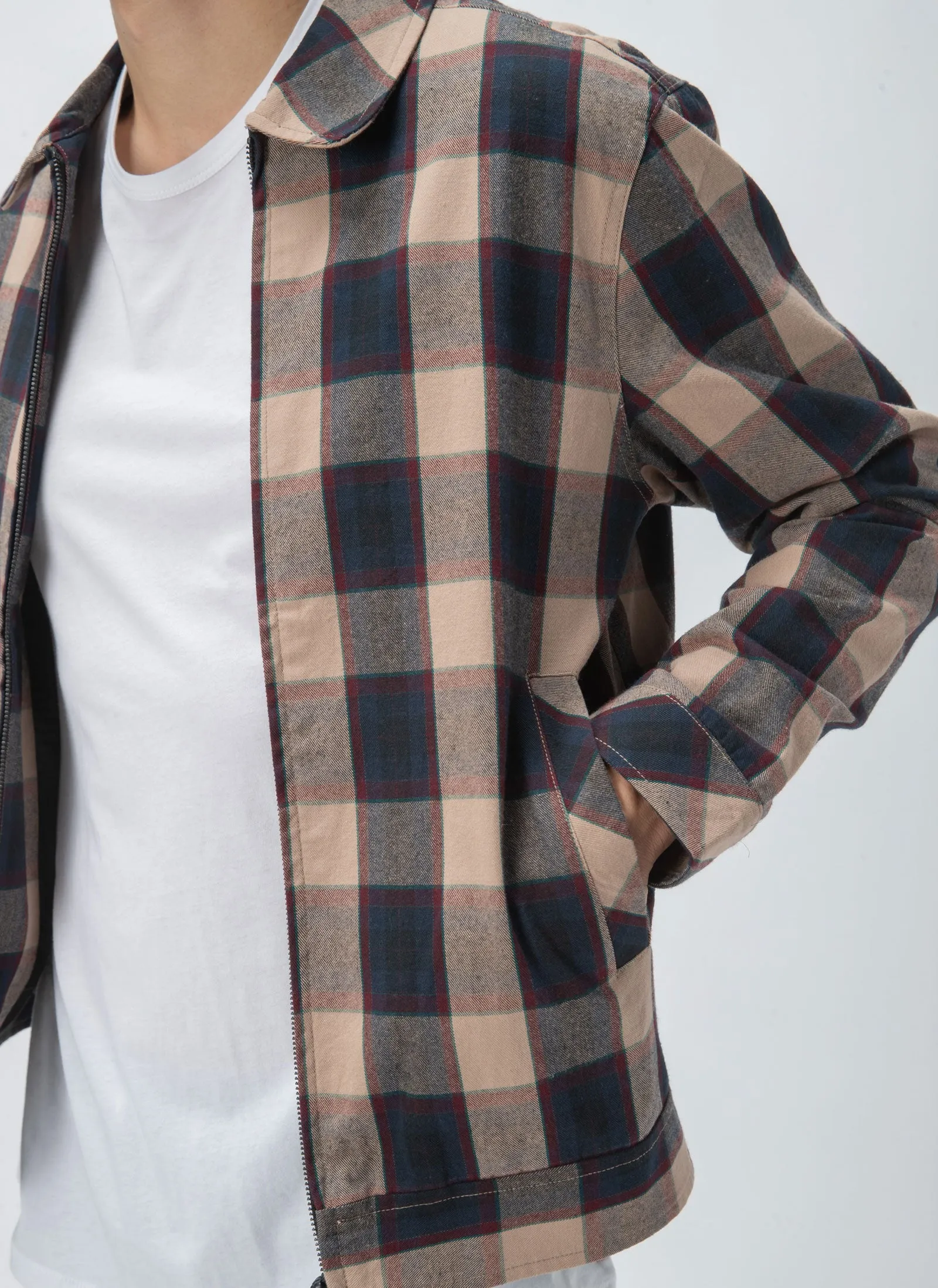 Club Jacket Beige Check