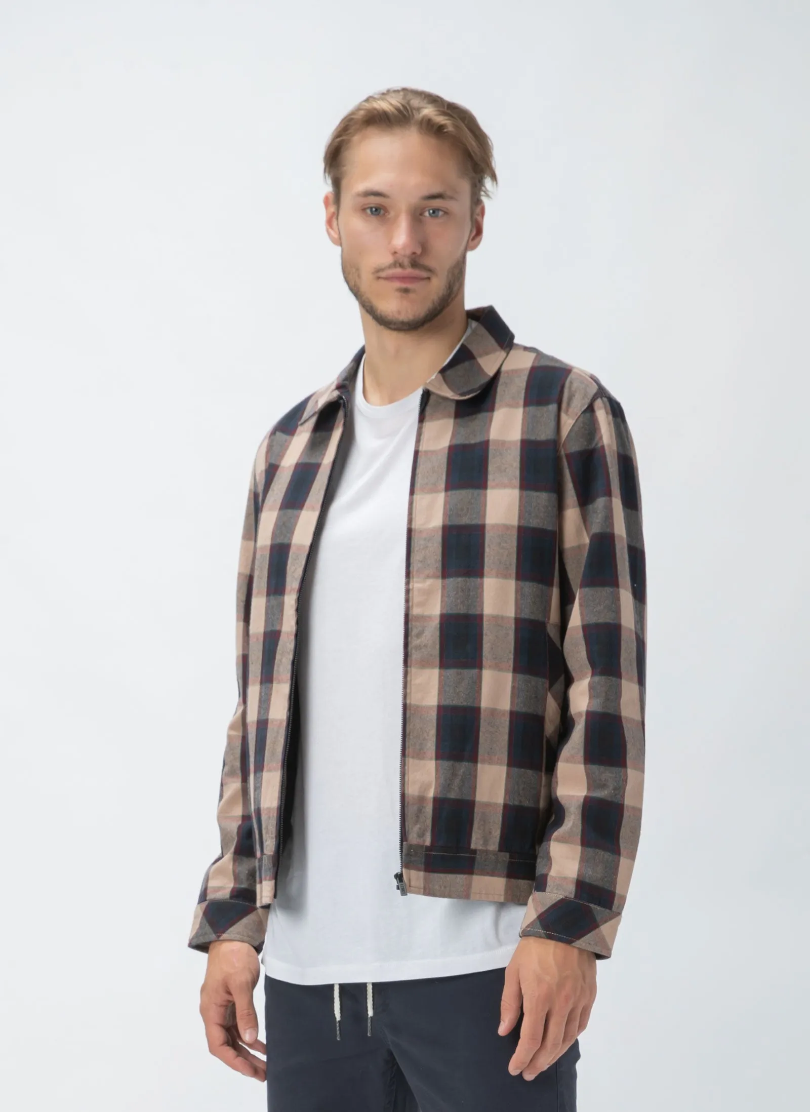 Club Jacket Beige Check