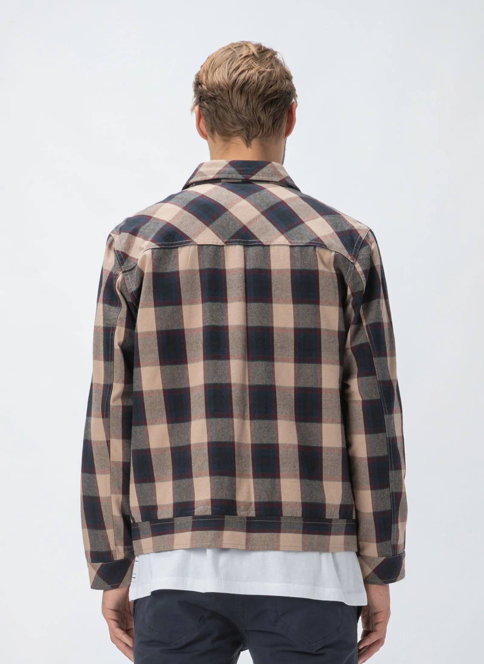 Club Jacket Beige Check