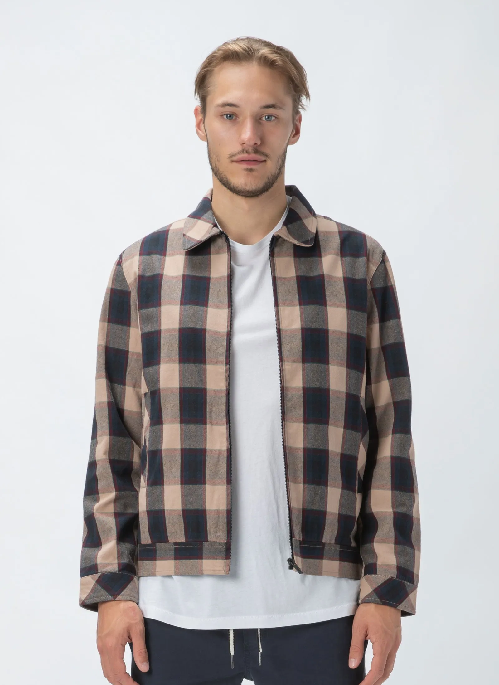 Club Jacket Beige Check