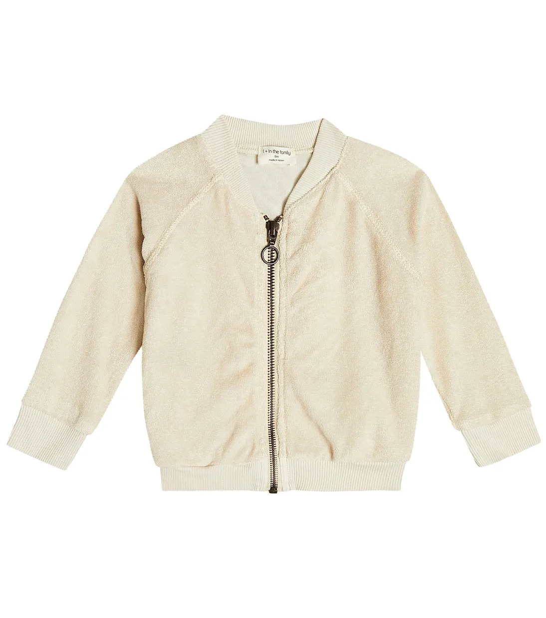 Cotton terry sweatshirt baby austin 1   In The Family, beige