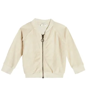 Cotton terry sweatshirt baby austin 1   In The Family, beige