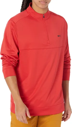 Crosley Outerwear Black Clover Sweatshirt in Signature Red/Black Clover