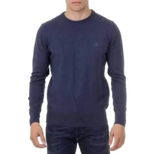 Dark Blue XXL Ufford & Suffolk Polo Club Mens Sweater Long Sleeves Round Neck PULLRUS100 DARK BLUE