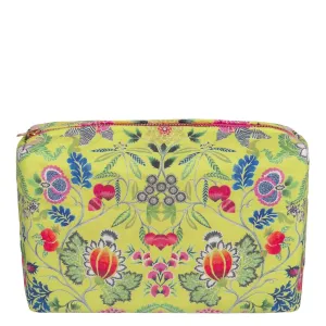 Designers Guild Brocart Decoratif Lime Medium Toiletry Bag