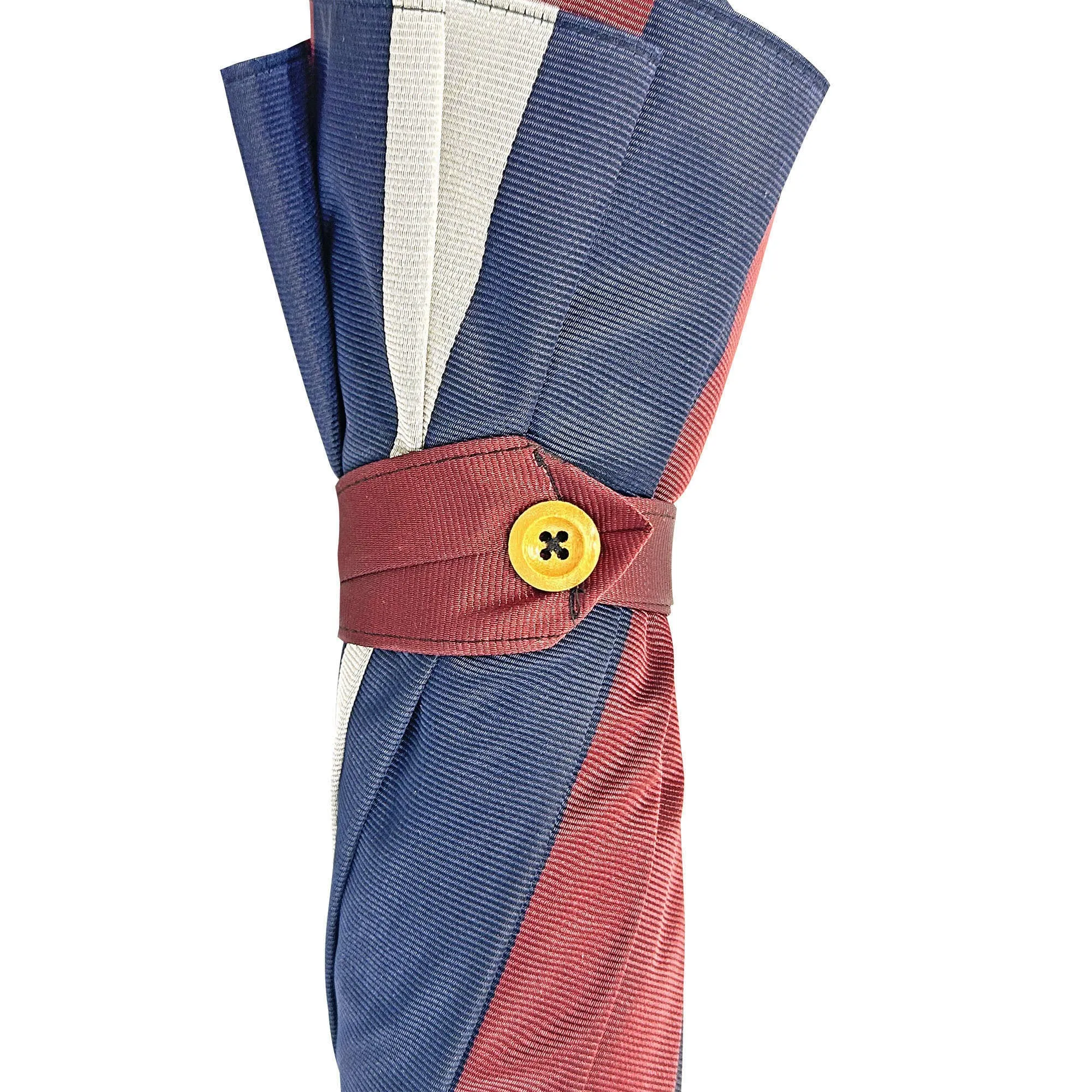 Double Cloth Men's Umbrella - Grey and Striped Design