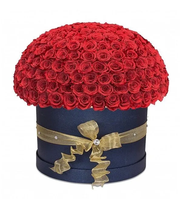 Elegant Love Red Roses Big Arrangement