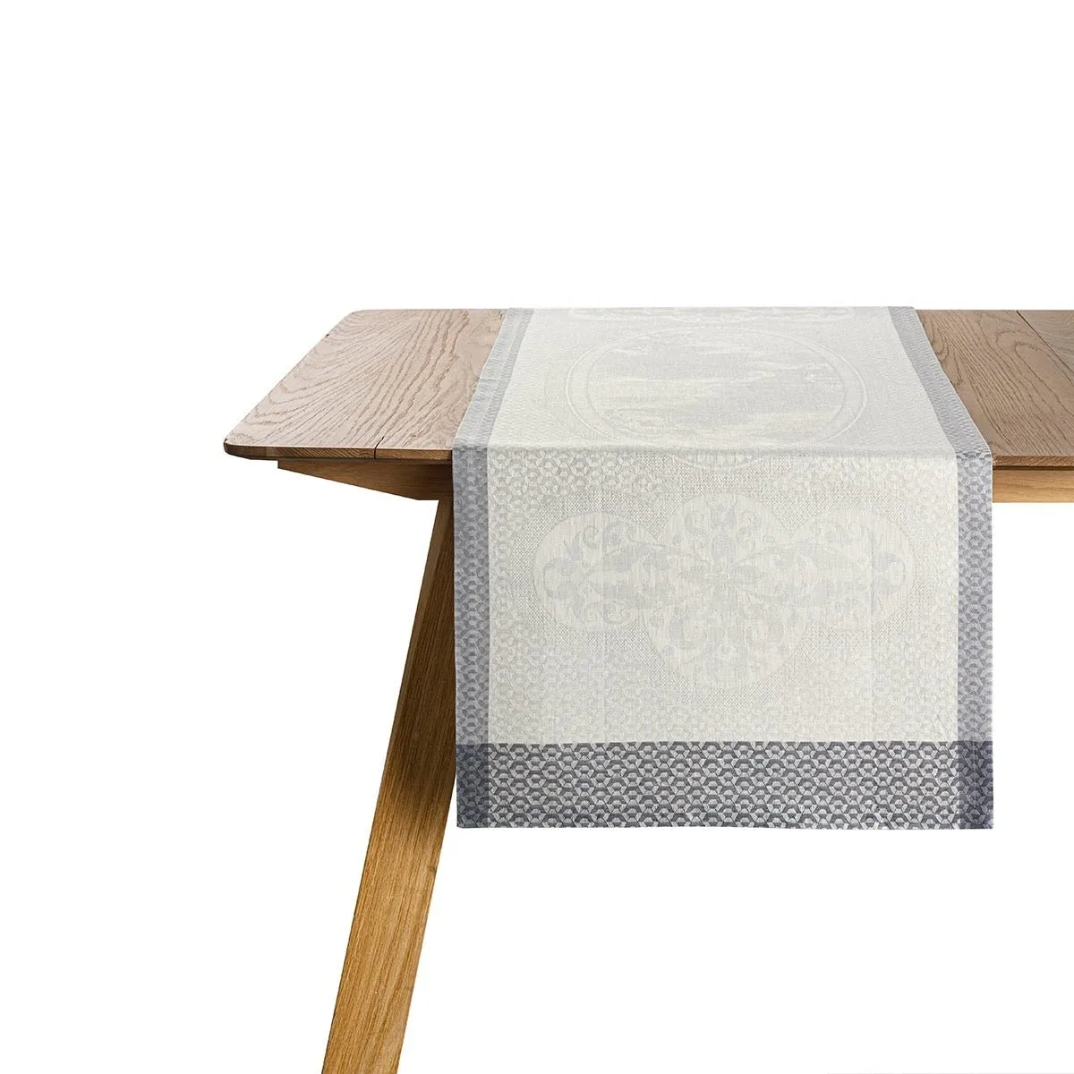 Evasion Celeste Grey 20" x 59" Runner by Le Jacquard Français