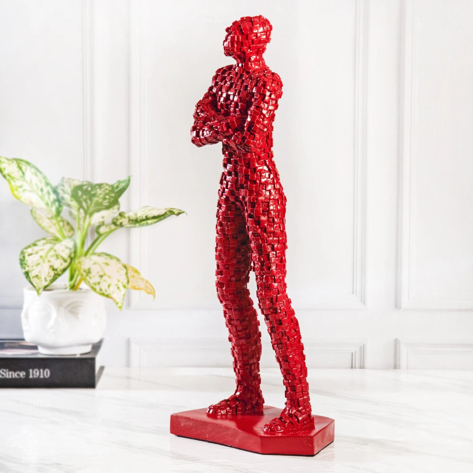 EXCLUSIVE STANDING MAN HANDMADE SCULPTURE