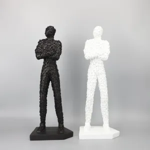 EXCLUSIVE STANDING MAN HANDMADE SCULPTURE