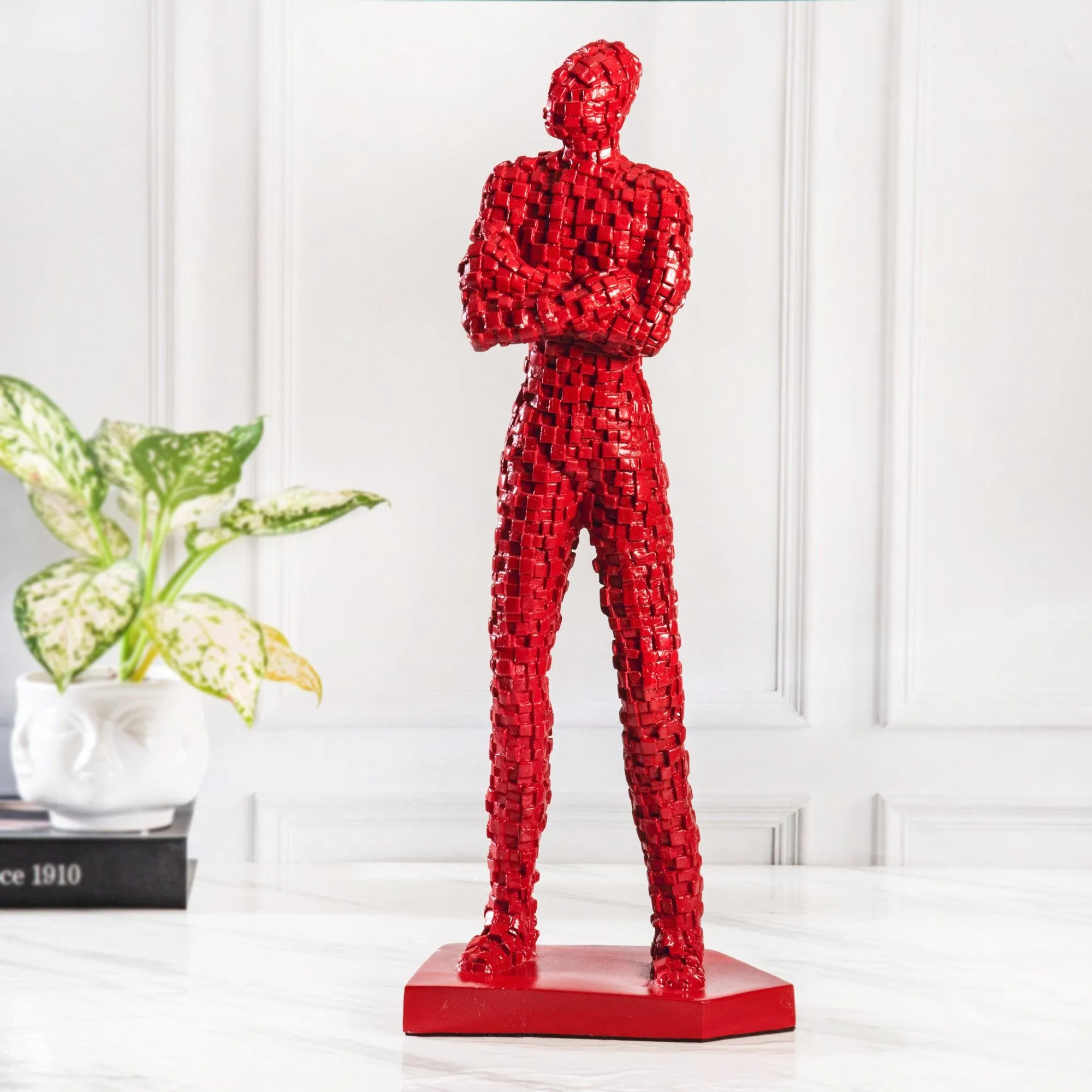 EXCLUSIVE STANDING MAN HANDMADE SCULPTURE