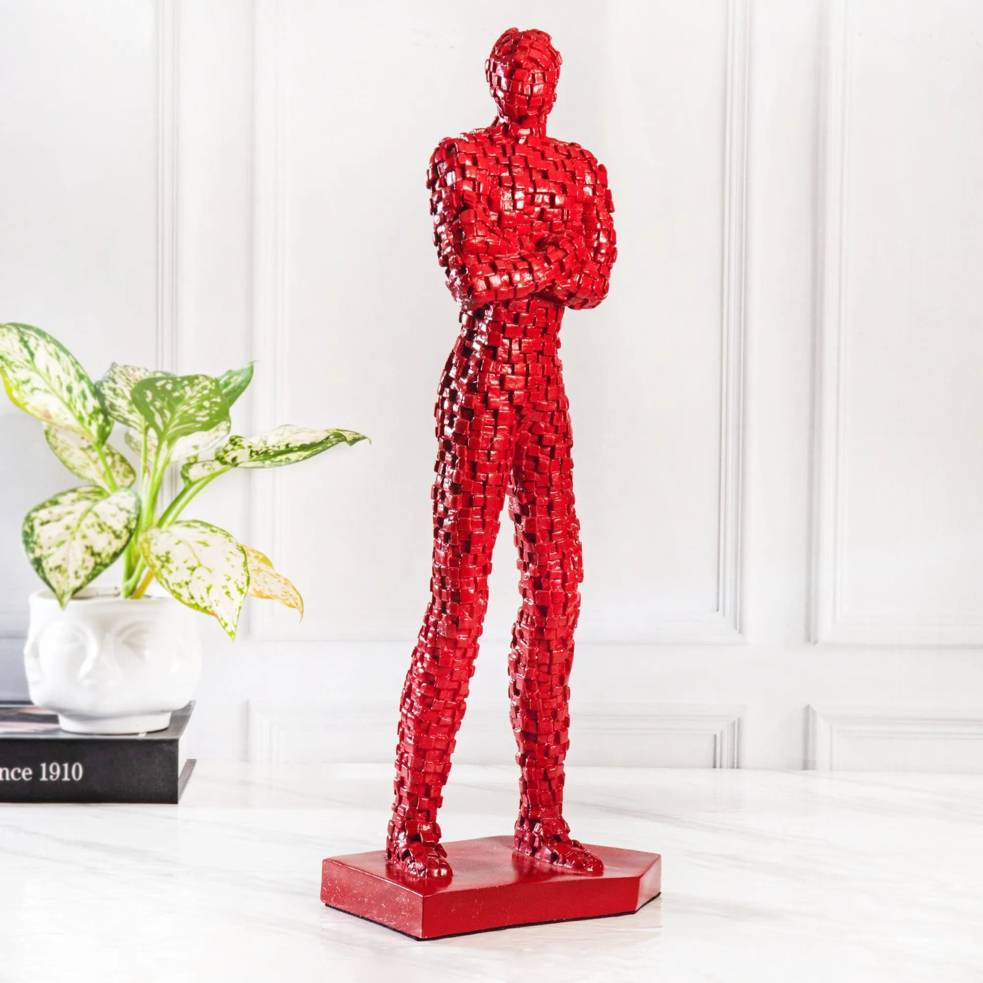 EXCLUSIVE STANDING MAN HANDMADE SCULPTURE