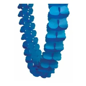 Five Star True Blue Honeycomb Garland - 4 Metres