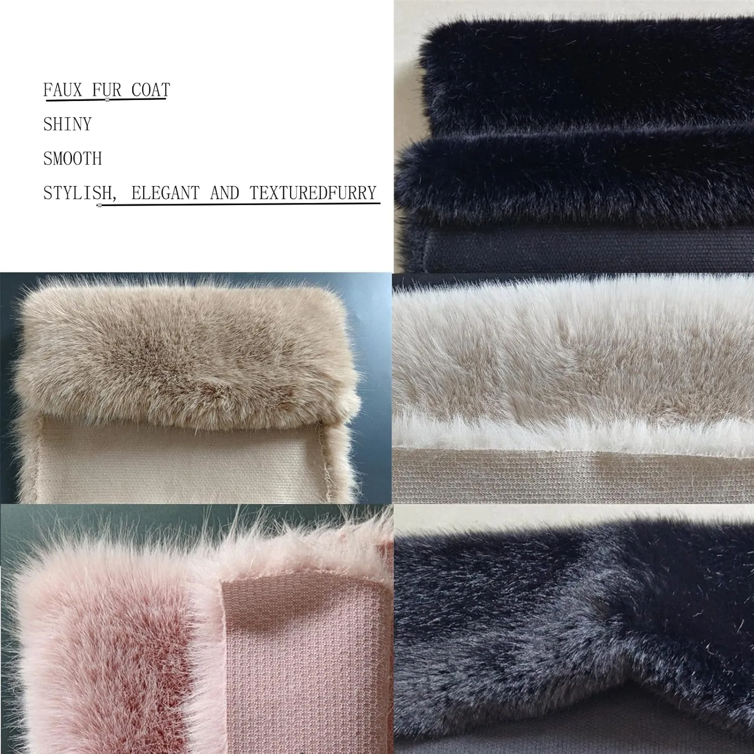 Fur Coat for Women,Faux Furry Long Sleeve Cropped Fluffy Jacket Shaggy Warm Winter Outerwear