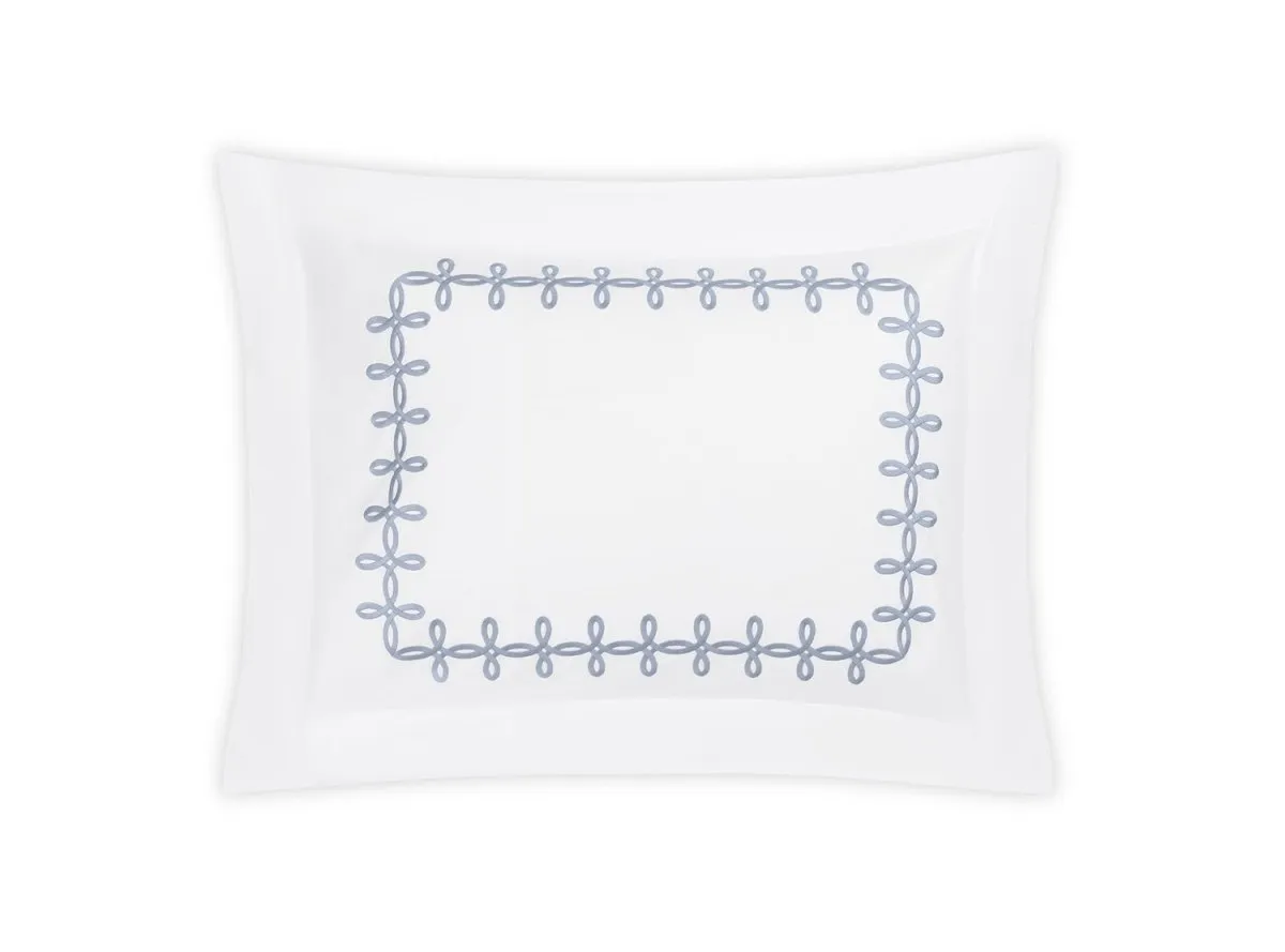 Gordian Knot Wedgwood Blue Bedding by Matouk