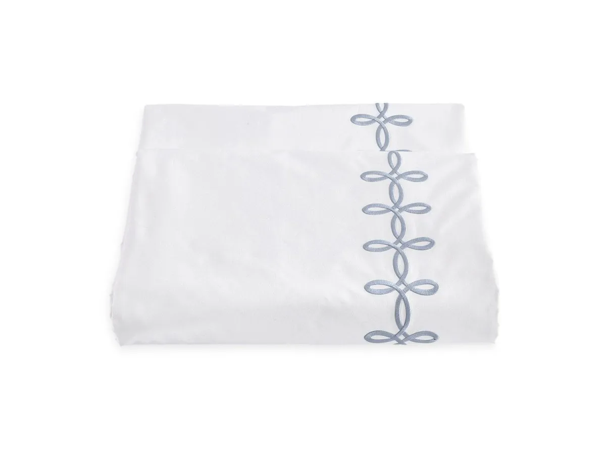 Gordian Knot Wedgwood Blue Bedding by Matouk