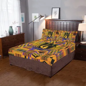 KENTE ATEF CROWN 3-Piece Bedding Set