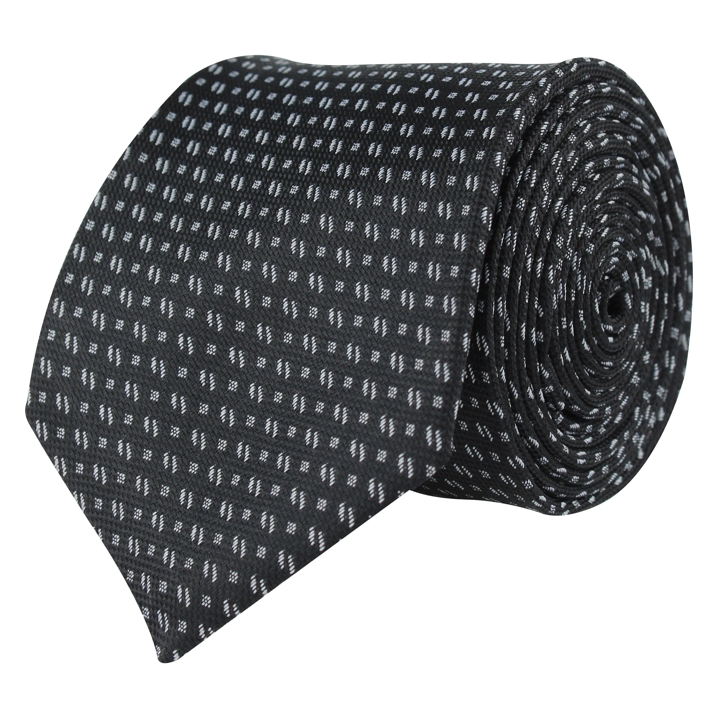Kovove The Artistry Abstract Black Necktie For Men