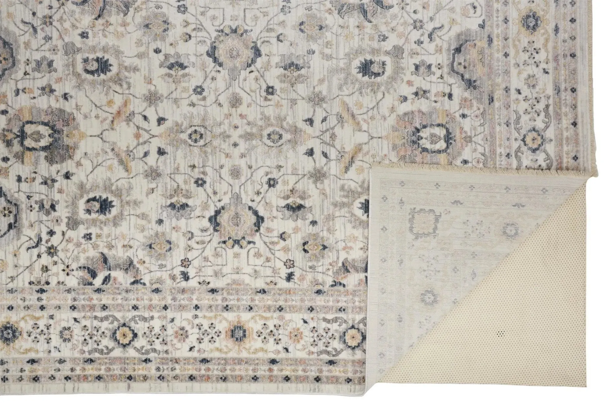 Kyra KYR3854F Grey/Blue Rug