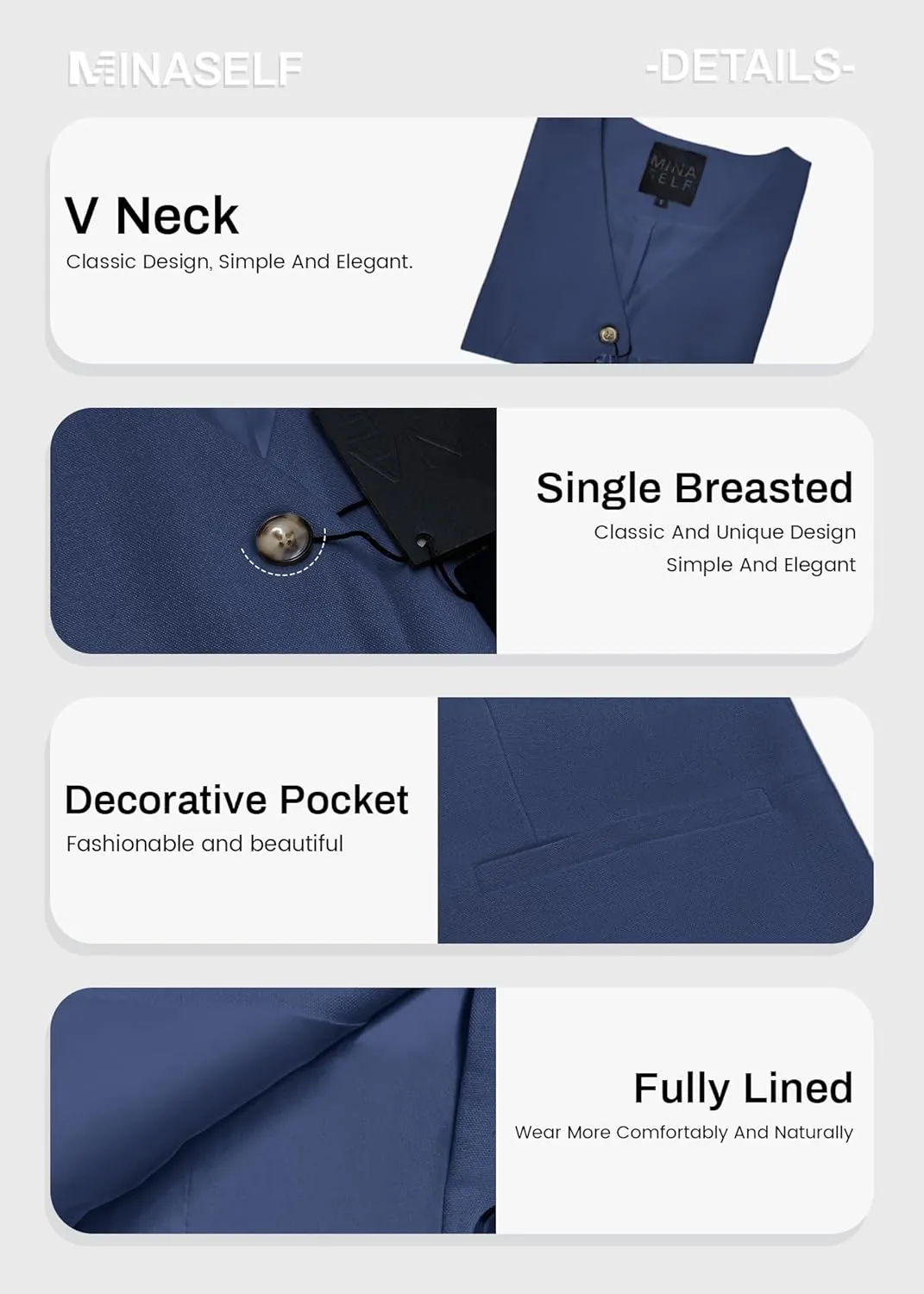 Linen Vest Tops for Women Summer Lihtweight Breathable V-Neck Button Fashion Casual Work Beach Vacation Outerwear