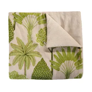 Majorelle Leaf Throw by Ann Gish