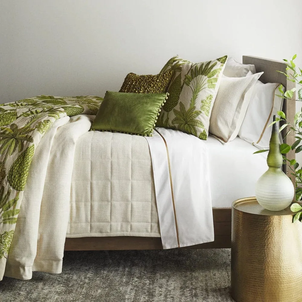 Majorelle Leaf Throw by Ann Gish