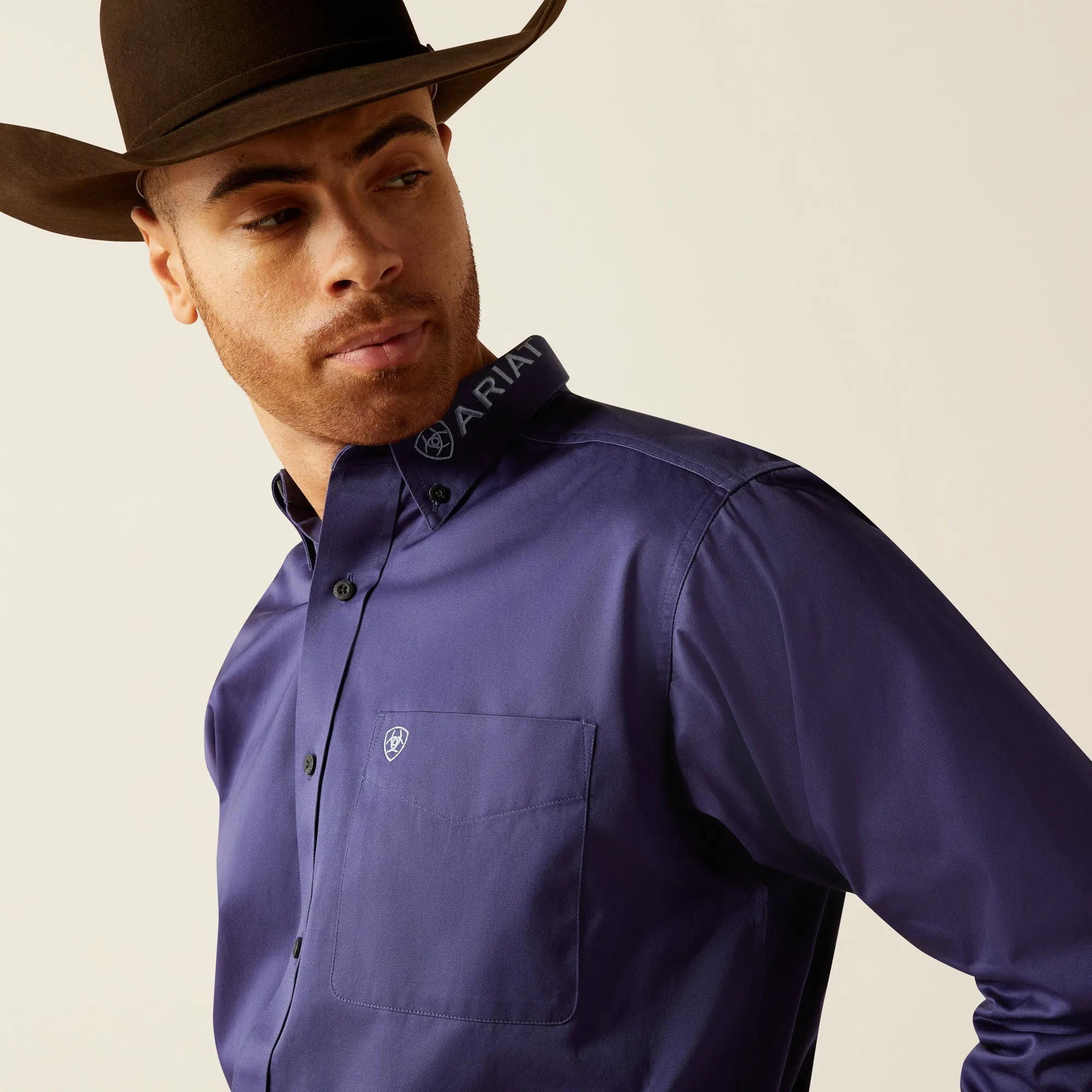 Men's Ariat Team Logo Twill Classic Fit Button Down Shirt #10052822X