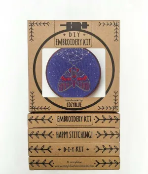 Midnight Flight Embroidery Kit