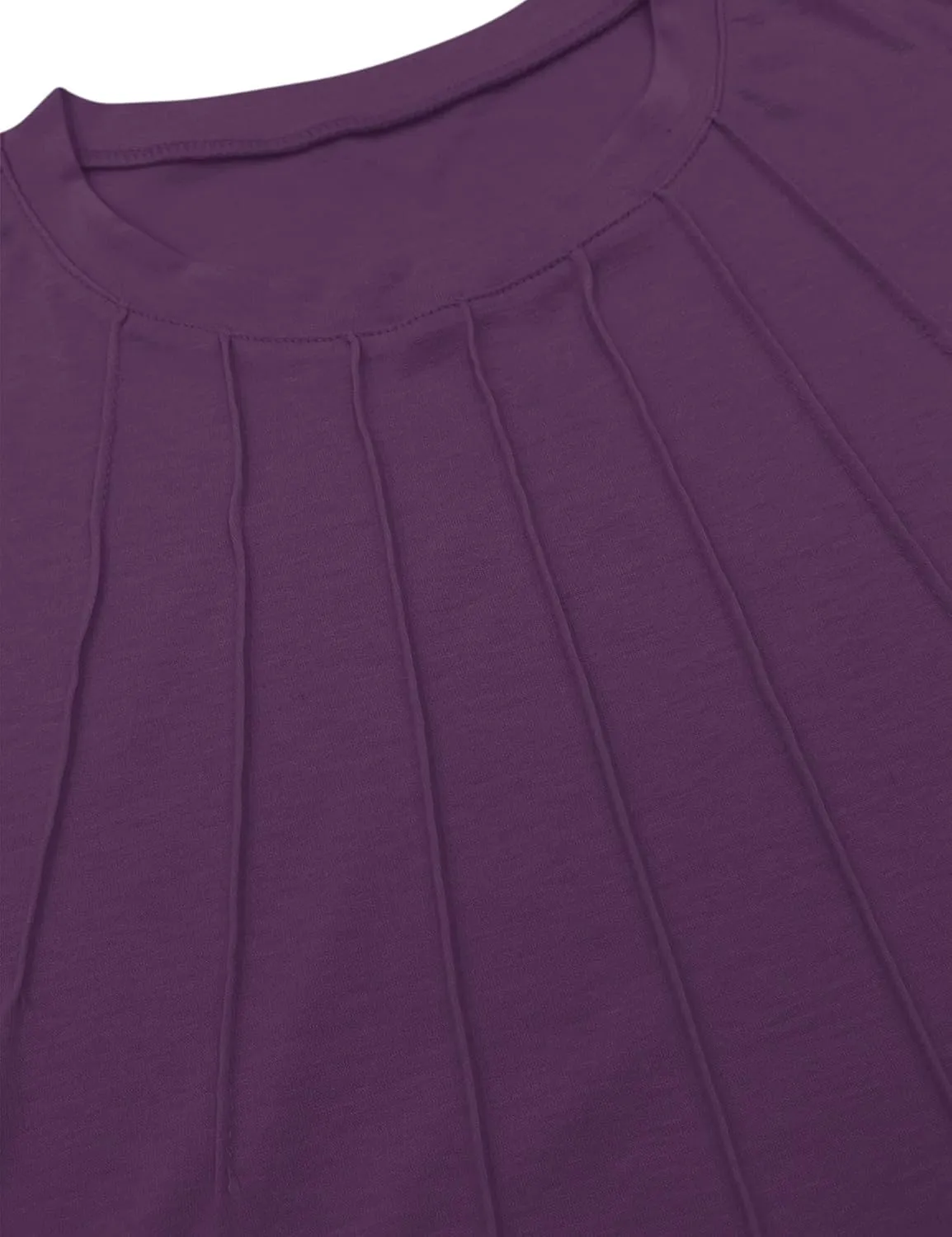 Minclouse Women's Casual Cap Short Sleeves Mini Dresses Cute Pleated T Shirt Dress with Pockets