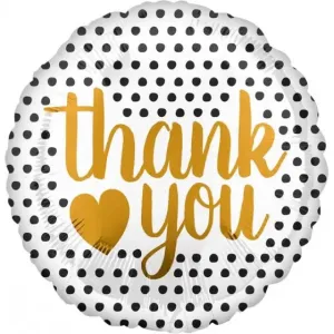 Modern Dots Thank You Foil Balloon