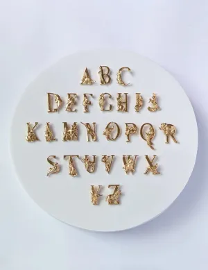Nuance Animal Letter Necklace