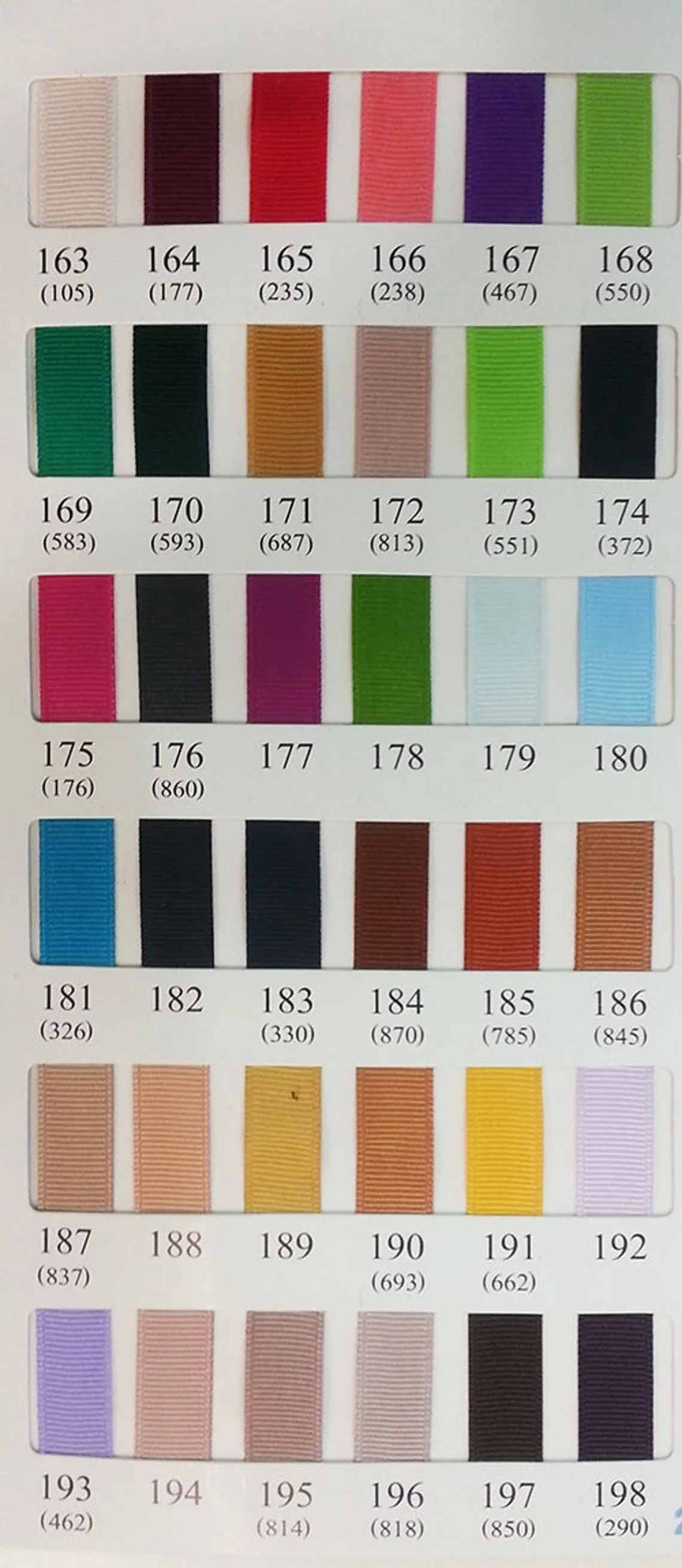 Polyester Grosgrain Ribbon