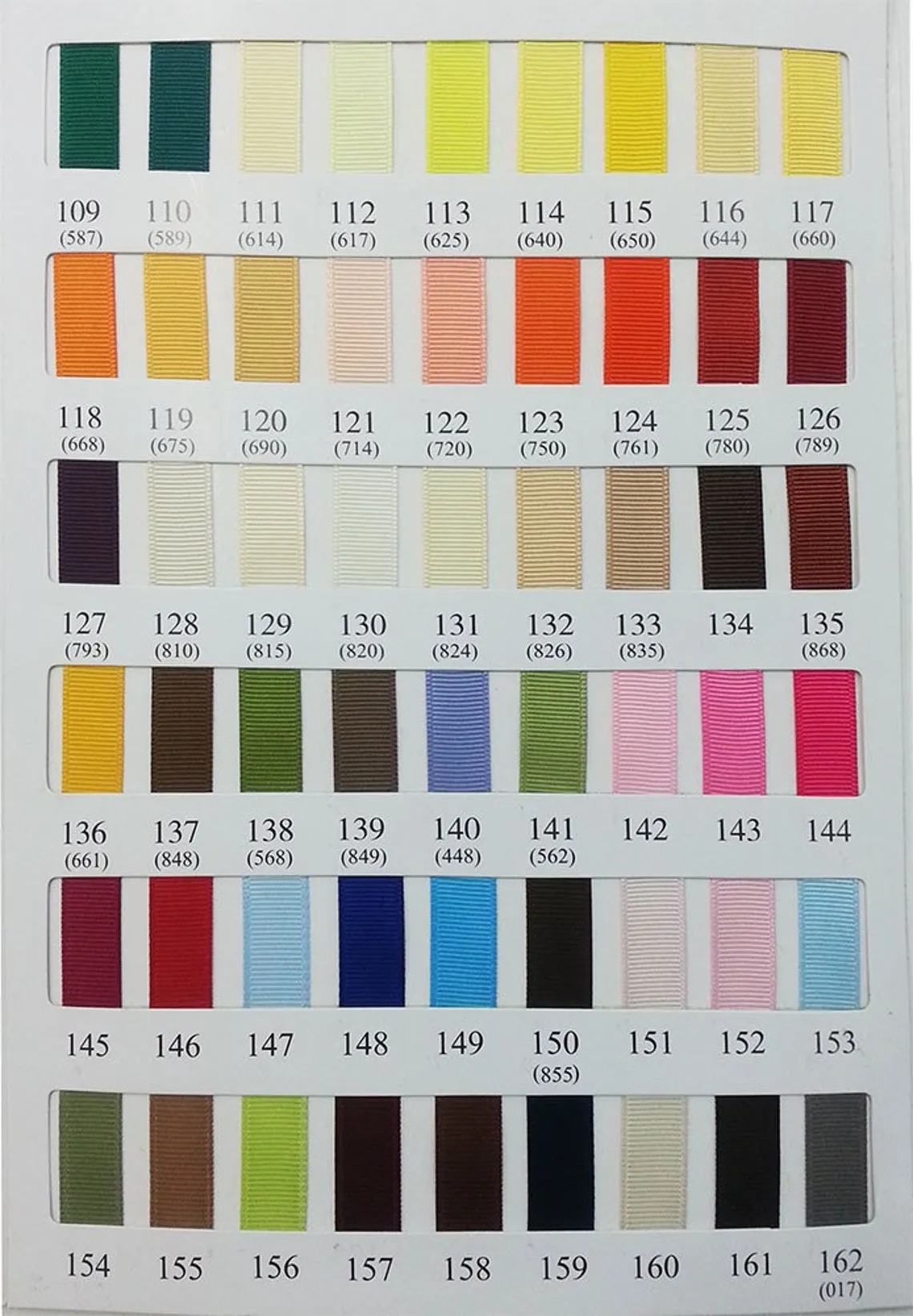 Polyester Grosgrain Ribbon