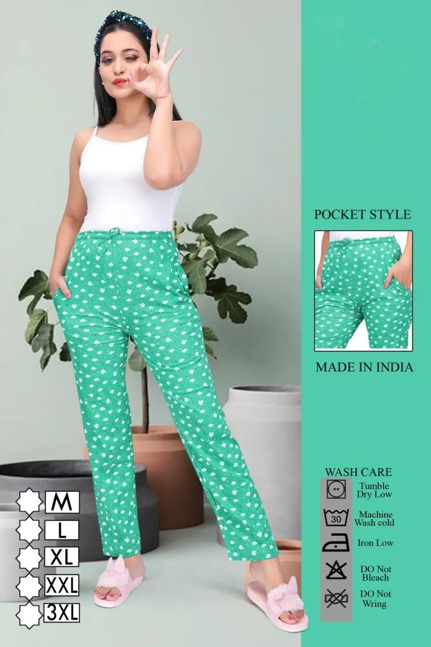 Printed Women's Regular Fit Cotton Stylish Lower