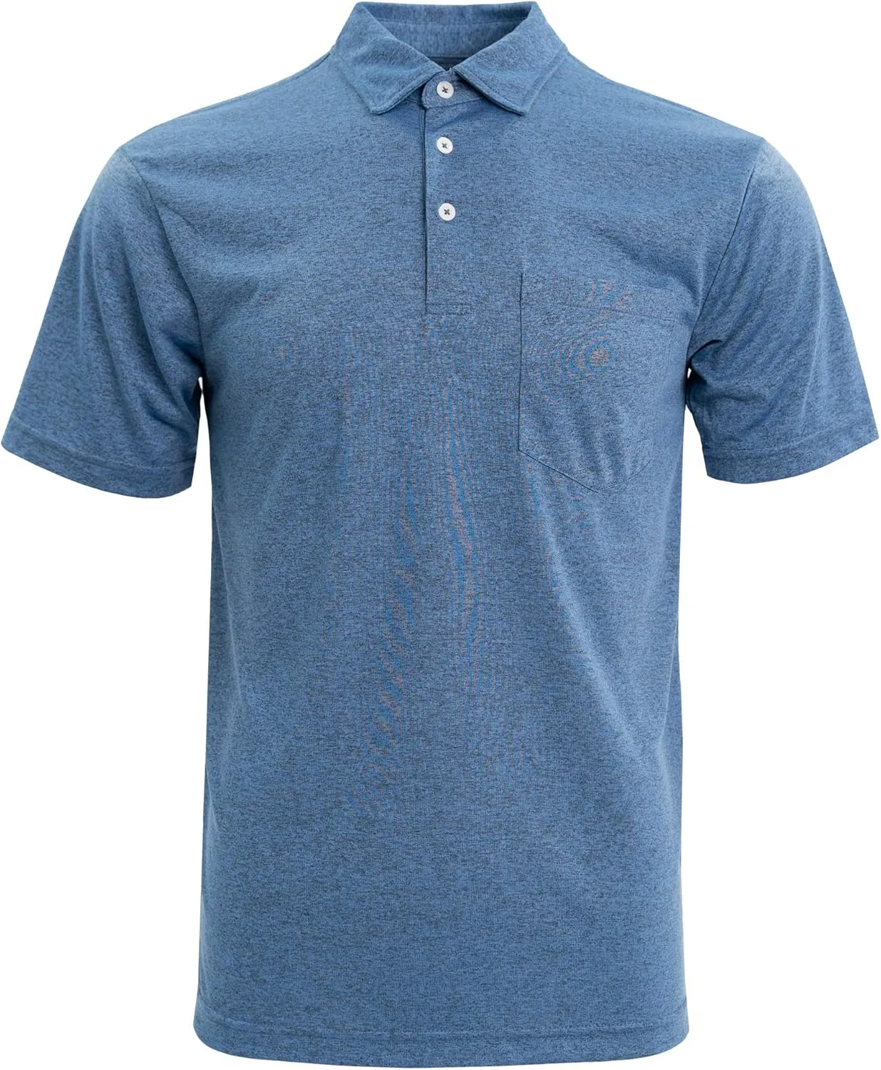 Recover Men's Recycled Polyester Polo Shirt  Moisture-Wicking, Lightweight & Breathable, Athletic Fit