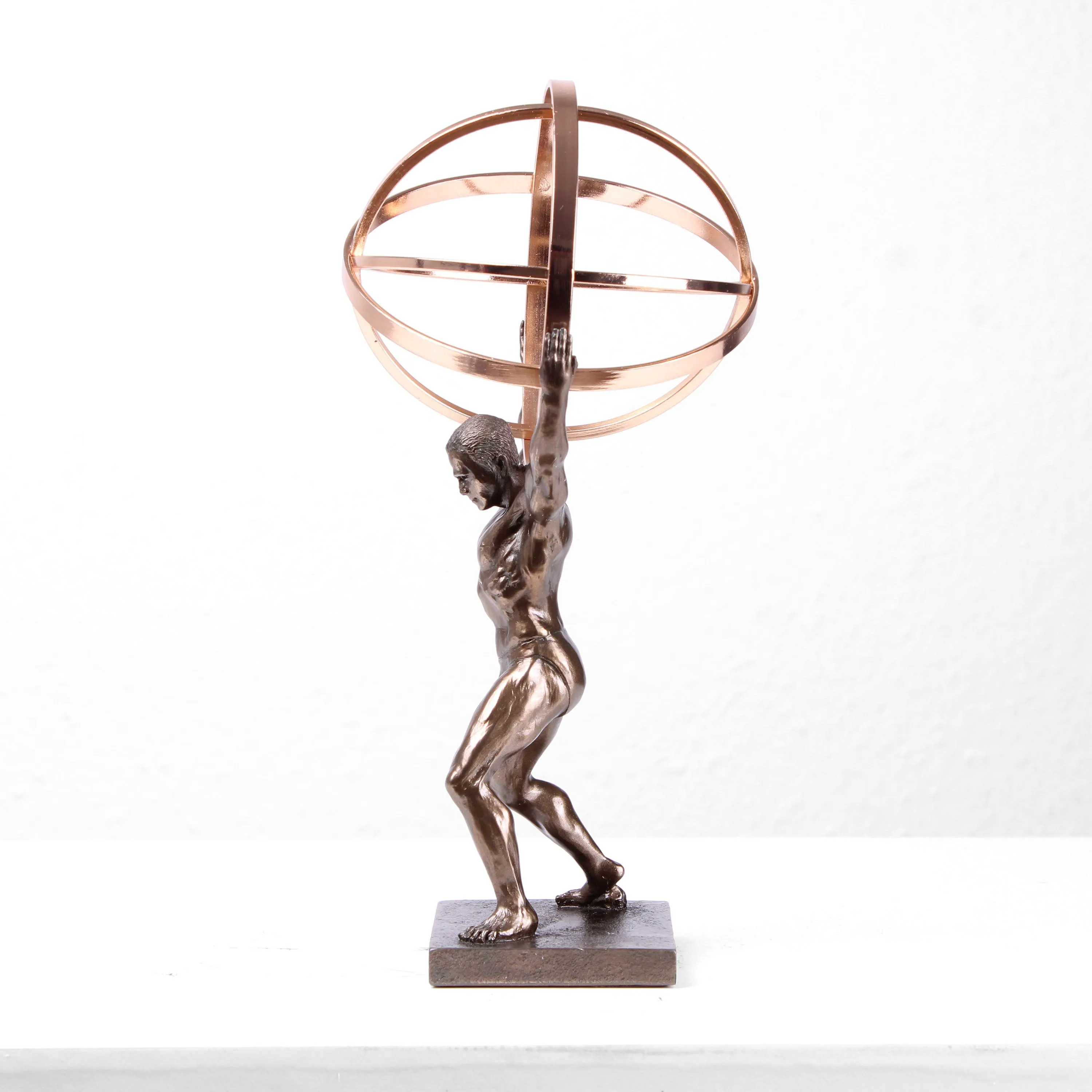 Sculpture of Atlas (Cold Cast Bronze Statue)