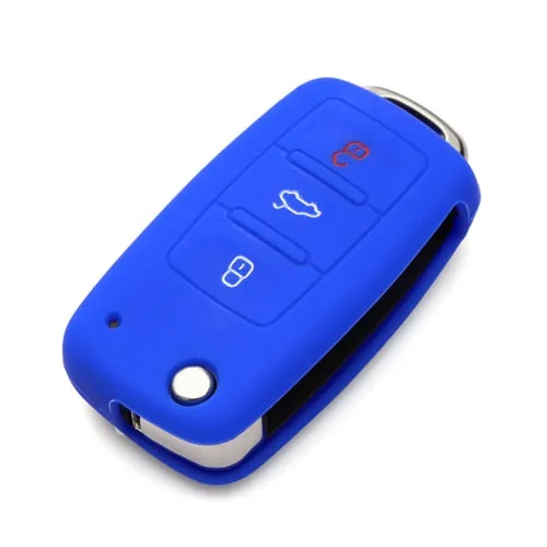 silicone car key cover case for polo passat b5 golf4 5 6 jetta tiguan Golf CrossFox Plus Eos Scirocco Beetle