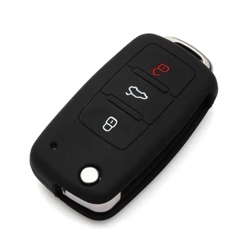 silicone car key cover case for polo passat b5 golf4 5 6 jetta tiguan Golf CrossFox Plus Eos Scirocco Beetle